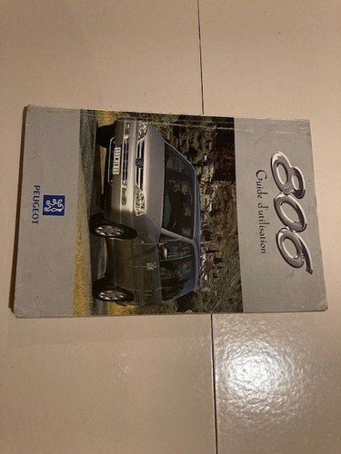Peugeot 806 guide - 806,