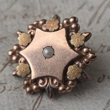 Broche Etoile Plaqué Or