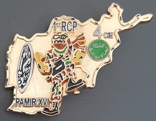 Insigne 1° RCP Afghanistan 4° Cie Régiment Chasseurs Parachutiste ORIGINAL BADGE