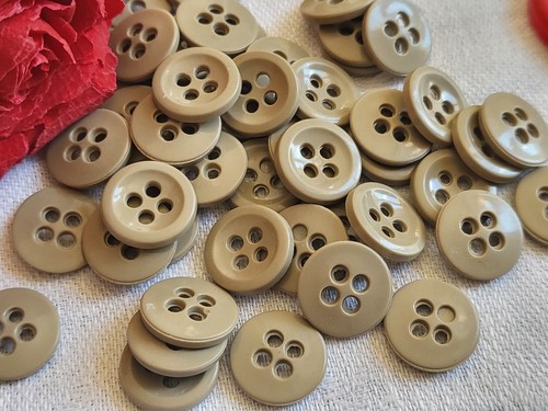 Lot boutons marron - lot, 50