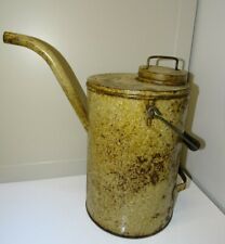 *ANCIEN BIDON à HUILE pour CHEMINOTS TRAIN VOITURES ANCIENNES déco GARAGE VHC