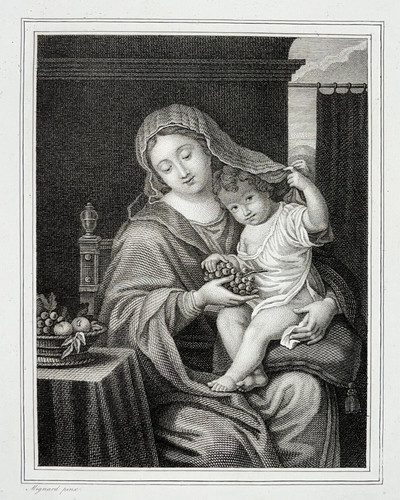 Vierge grappe raisin - vierge,