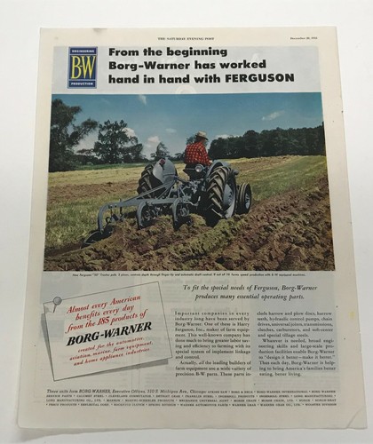Borg warner ferguson tractor - borg-warner,