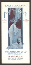Maison The Aeolian Co Ld. Piano mécanique le Pianola. Paris vers 1900