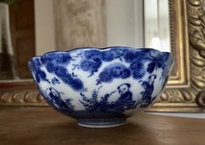 ANCIEN GRAND BOL CHINOIS EN PORCELAINE -  DÉCOR AUX ENFANTS - CHINE