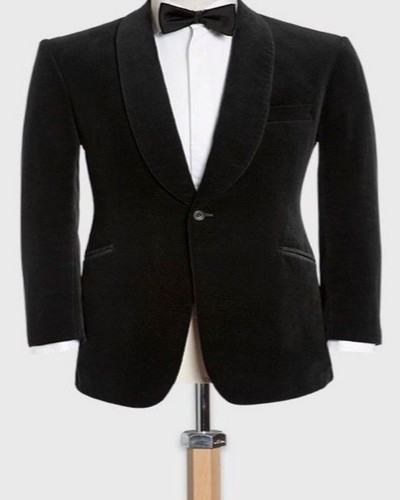 Veste fumeur noire pour - veste,