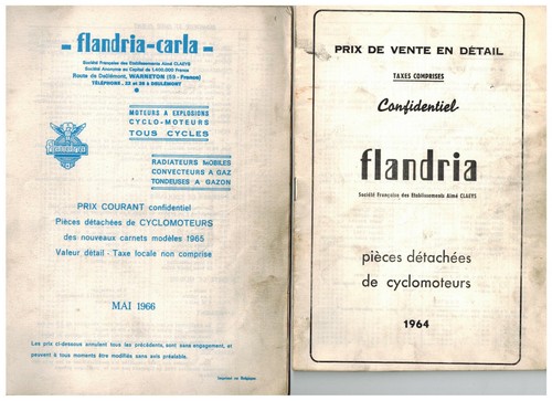 Livrets prix des pièces