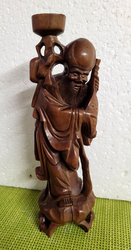 Statuette ancienne bois - statuette,