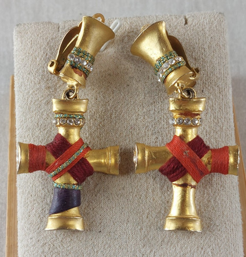 Paire anciennes boucles - d'anciennes,