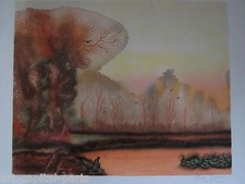 DEGANS XAVIER LITHOGRAPHIE SIGNÉE AU CRAYON ANNOTÉE EA HANDSIGNED EA LITHOGRAPH