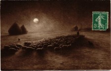 CPA AK Clair de Lune - Rentree