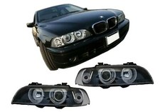 Angel Eyes Phares pour BMW Série 5 E39 96-03 Facelift Design Noir Chrom Edition
