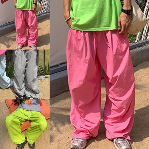 Pantalon parachute baggy - de,