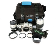 MINOLTA DYNAX 360si Objectifs AF 28-80mm f/3,5-5,6 + AF 75-300mm f/ 4,5-5,6