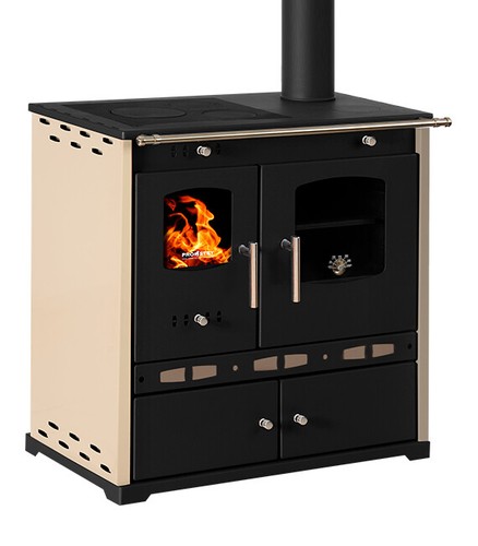 Poêle bois eco lux ivory - bois,