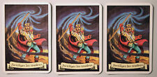 HEROQUEST carte SORCIERS de MORCAR x3 - Sortilèges des ténèbres original