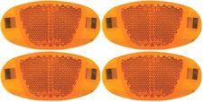 4X réflecteur de Roue vélo Orange catadioptre Fixation Rayon VTT enfant fixie