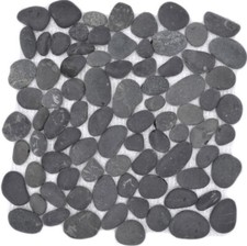 Mosaïque de galets de