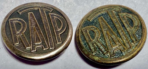 Boutons anciens ratp - boutons,