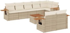 VidaXL Salon de Jardin avec
