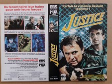 JAQUETTE VHS - JUSTICE - VHS