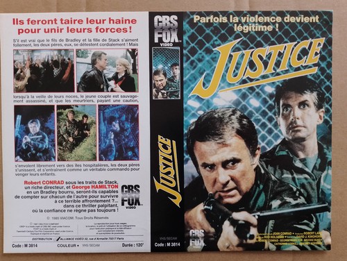 Jaquette vhs justice - jaquette,