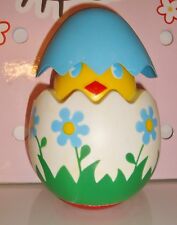 ANCIEN JOUET VINTAGE CULBUTO POUSSIN EDUCO LARDY (20cm) Made in France