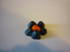 -PLAYMOBIL LOT ACCESSOIRES  feu de camp cowboy indien 