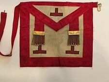 FRANC-MAÇONNERIE TABLIER DE VÉNÉRABLE MAÎTRE R.E.A.A