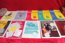 Lot Vieux Cahiers De Musique, 10 Cahiers De Musique, Accordéon ...