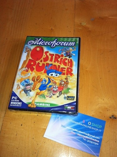 Ostrich runner cd rom - ostrich, pc