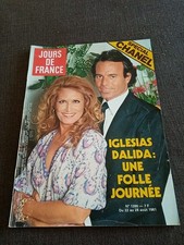 CHANEL/DALIDA/IGLESIAS-revue août 1981-JOURS DE FRANCE french magazine