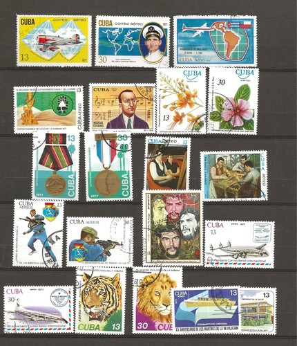 1cuba timbres poste - 20,