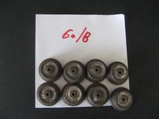 8 ROUES WAGONS HORNBY JEP ET AUTRES 1/43, 0  TOLE DIAM BANDAGE 17MM (60/8)