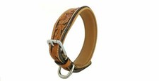 Shwaan | Collier pour chien en cuir fait main | Taille du cou XL 24" - 29" | ...