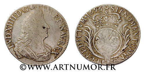 Louis xiv demi écu - -,
