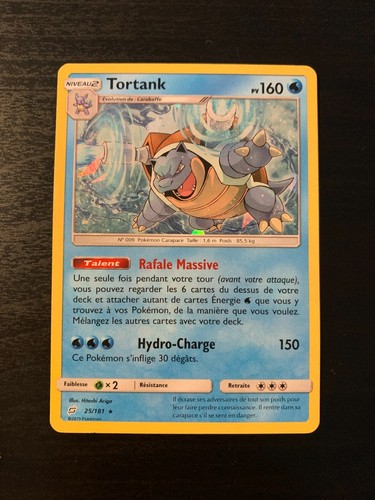Carte pokémon tortank - :,