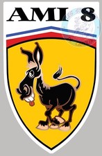 AUTOCOLLANT AMI 8 CITROEN 2CV