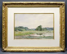 Aquarelle vers 1870 Auguste