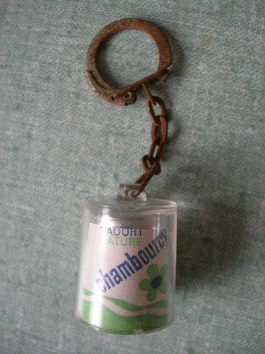Porte clef miniature pot de - porte,