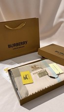 Burberry Classic Check Cashmere Scarf – Pink – New with Box & Shopping Bag