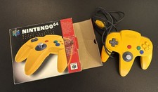 Manette Nintendo 64 N64 Jaune Officielle Fonctionnelle