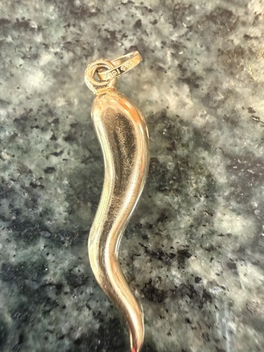 14kt gold italian - 14kt, cornicello