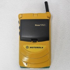 Téléphone Cellulaire Motorola Startac 308C GSM 900 Jaune Noir Usagé