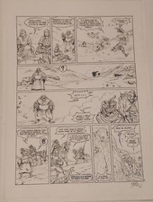 PLANCHE ORIGINALE bd durandal