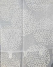 2 VOILAGES neufs blanc en