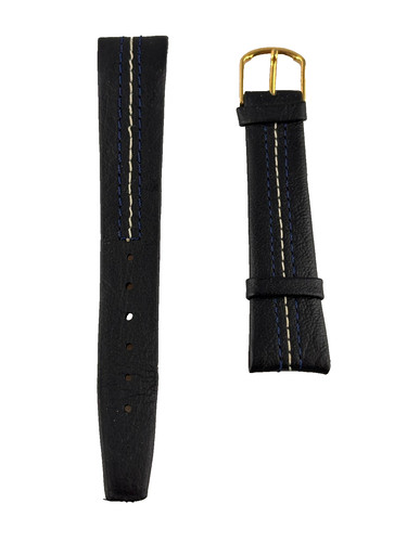 Bracelet montre noir - bracelet, cuir