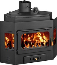 Insert de cheminée PRITY A W16 | 21 kW | chaudière 34 L | chauffage central