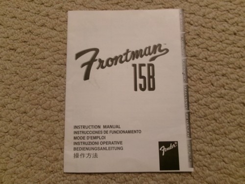 Fender frontman 15b - fender,