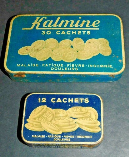 Lot boites kalmine cachets - 30,